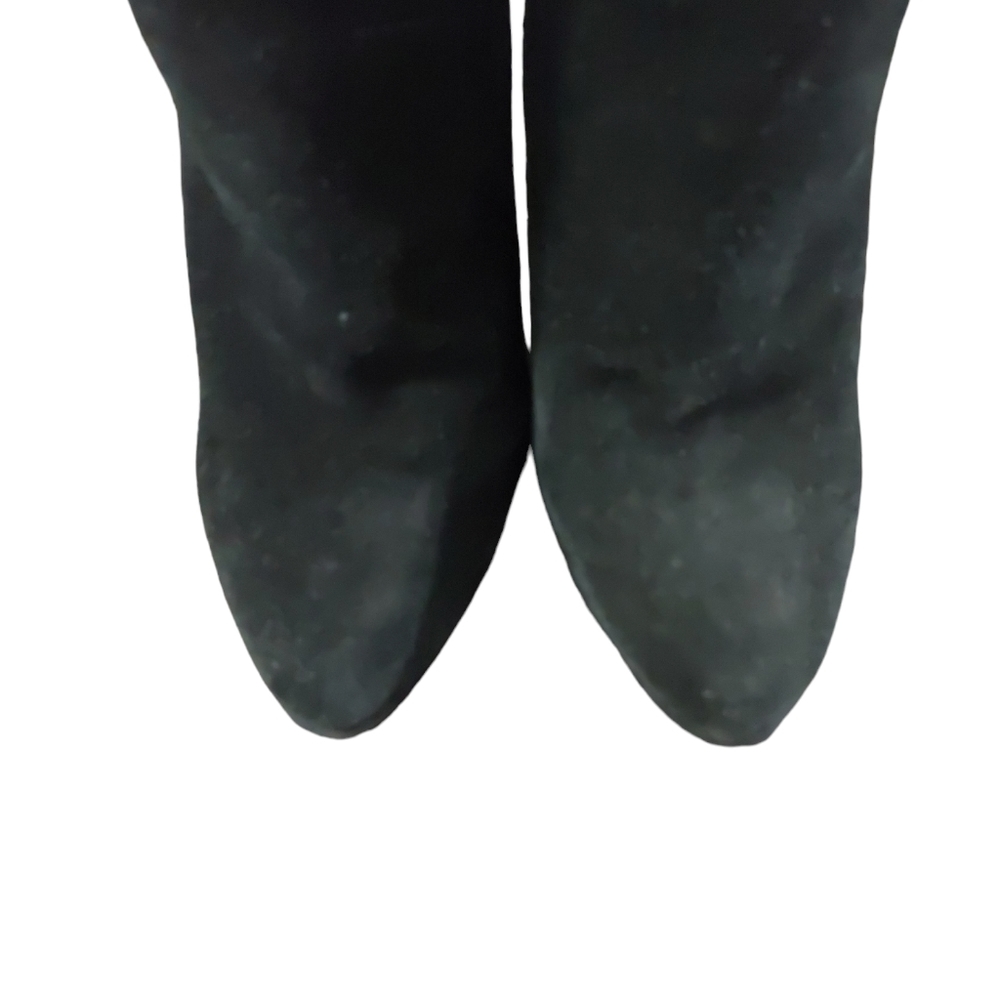 Nine West Suede Knee High Fringe Boots Size 9 - Picture 3 of 13